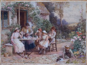 Hora do chá de Myles Birket Foster