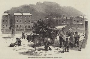 O carrinho de azevinho de Natal de Myles Birket Foster