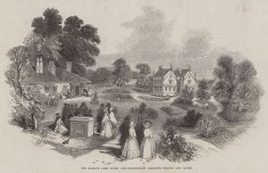 O Harlow Carr Hotel e molas e banhos alcalinos sulfurosos de Myles Birket Foster