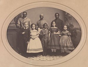 Escravos emancipados trazidos da Louisiana pelo coronel George H. Banks, dezembro de 1863. de Myron H. Kimball