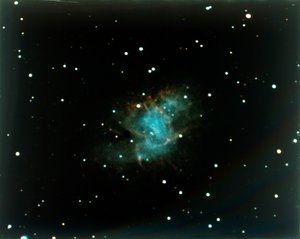 Nebulosa do Caranguejo na constelação de Touro. de NASA Images