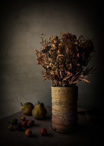 Natureza morta com flores de Moody de NOB NOZA