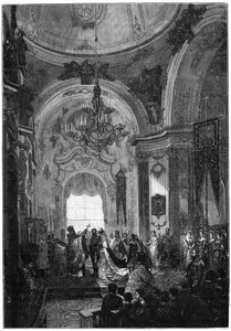 Casamento do duque e da duquesa de Edimburgo, 23 de janeiro de 1874, 1900. de N. Chevalier