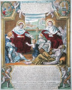 SS. Cosmas e Damian curando os pobres de N. Picart