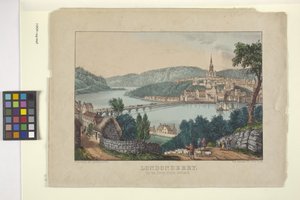 Londonberry (litografia colorida à mão) de N. and Ives J.M. (1824 95) Currier