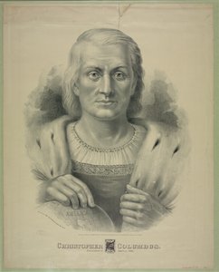 Retrato de Cristóvão Colombo (1451 - 1506) de Currier and Ives