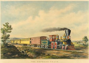 Trem Expresso de Currier and Ives