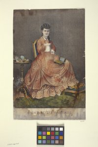 O Dia Antes do Casamento (litografia colorida à mão)