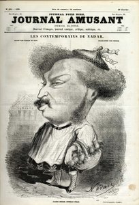 Capa do "The Fun Journal". de Nadar