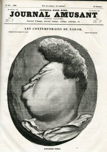 Capa do "The Fun Journal". de Nadar