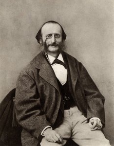 Jacques Offenbach (1819-1880) (foto a p/b) de Nadar