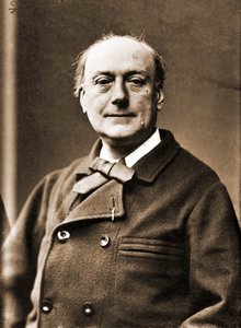 Retrato de Theodore de Banville, poeta 1823-1891 (foto) de Nadar