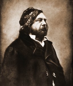 Retrato de Theophile Gautier, poeta 1811-1872 (foto) de Nadar