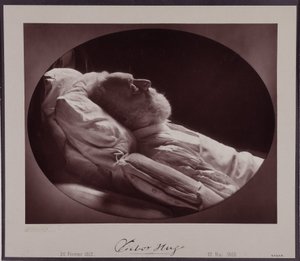 Victor Hugo no seu leito de morte, 22 de Maio de Nadar