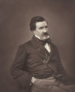 Champfleury nascido Jules François Felix Fleury-Husson, crítico e romancista francês, 1821-1889, c.1855 de Nadar
