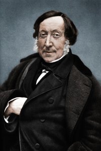Gioachino Rossini 1792-1868, compositor italiano de Nadar