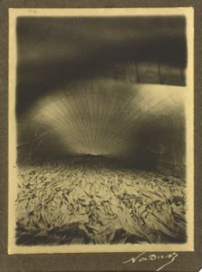 Interior de Le Géant Inflating, 1863 de Nadar