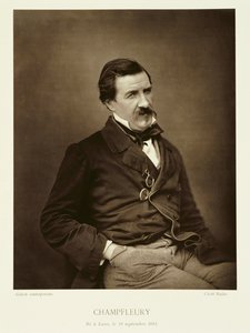 Jules François Felix Husson, &39;Champfleury&39; (1821-1889), de &39;Galerie Contemporaine&39;, c.1874-78 de Nadar