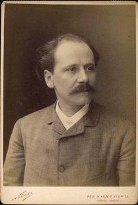 Jules Massenet, compositor francês, final do século XIX de Nadar