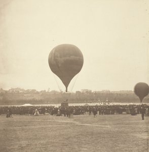 Le Geant, Champ de Mars, 18 de outubro de 1863, provavelmente impresso em 188089. de Nadar