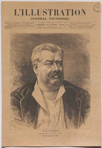 O senhor de Villemessant, falecido em 11 de abril de 1879. de Nadar