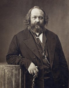 Retrato de Mikhail Alexandrovich Bakunin 1814-1876, ca 1860 de Nadar