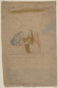 Uma senhora com atendentes, c. 1775-80.