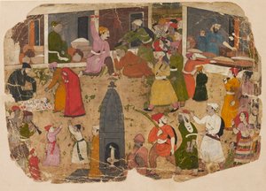 Uma comoção no bazar, 1750-1760