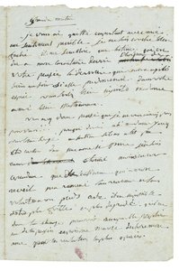 Carta para Josephine de Beauharnais de Napoleon Bonaparte
