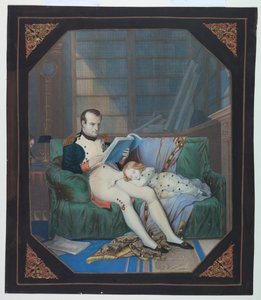 "Pintura Tinsel": Napoleão em seu estudo de Napoleon Bonaparte