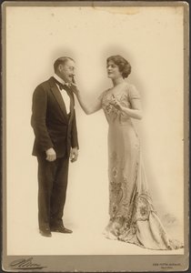 [John Drew, Jr. e mulher] de Napoleon Sarony