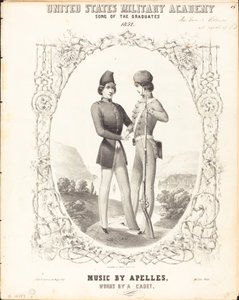 Academia Militar dos Estados Unidos, Canção dos Graduados de Napoleon Sarony, after James McNeill Whistler