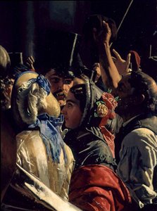 Ludovico Manin e Nicolo Tommaseo Liberated (detalhe) de Napoleone Mani