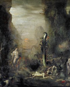 Hércules e a Hidra de Lerna, depois de Gustave Moreau, c.1876