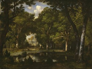 Lagoa na Floresta, 1862. de Narcisse Virgile Diaz de la Peña