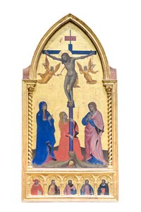 Crucificação; e santos