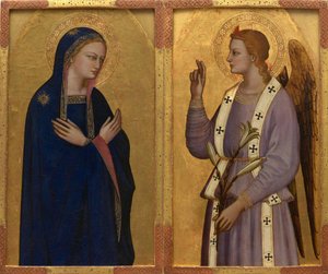 A Anunciação, cerca de 1350.
