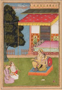 Shri Raga, de um Ragamala (Grinalda de Melodias) de Nasiruddin