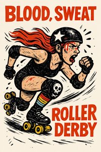 Blood Sweat Roller Derby de Natalie Bruns