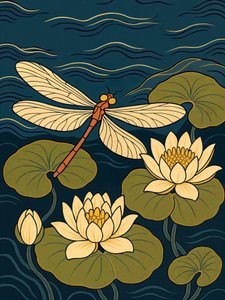 Lago das Ninfas e das Libélulas de Natalie Bruns