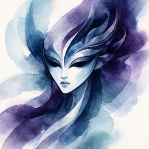 Máscara Azul Etérea de Natalie Bruns