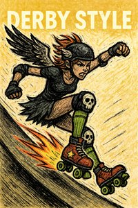 Patinadora do Fierce Derby de Natalie Bruns