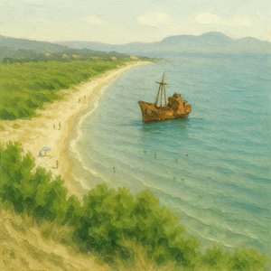 A idílica Praia dos Naufrágios de Natalie Bruns