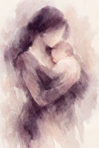 Abraço de uma mãe amorosa de Natalie Bruns