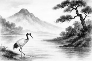 Cena tranquila no Lago Crane de Natalie Bruns