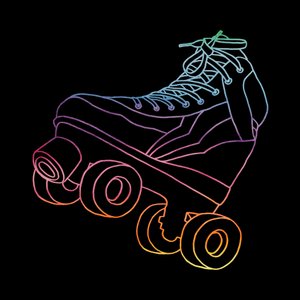 Patins de rodas coloridos de Natalie Bruns
