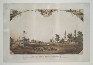 Vista da praça pública, Atlanta, Ga. de Nathan B. Abbott