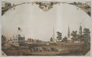 Vista da praça pública, Atlanta, Geórgia de Nathan B. Abbott