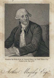 Arthur Murphy, escritor irlandês (gravura) de Nathaniel (after) Dance Holland