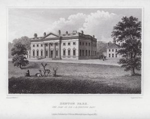 Denton Park, a Sede de Sir C H Ibbotson (gravura)